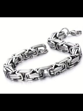 New! Fashion Titanium Steel Unisex Bracelet, King Chain Stainless Steal Hip-Hop
